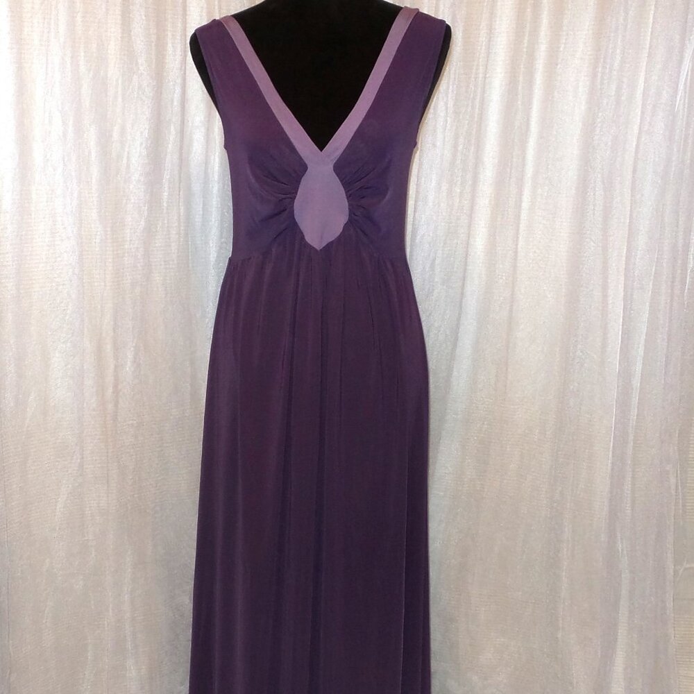 NWT Night gown M Purple stretch Precious Curves